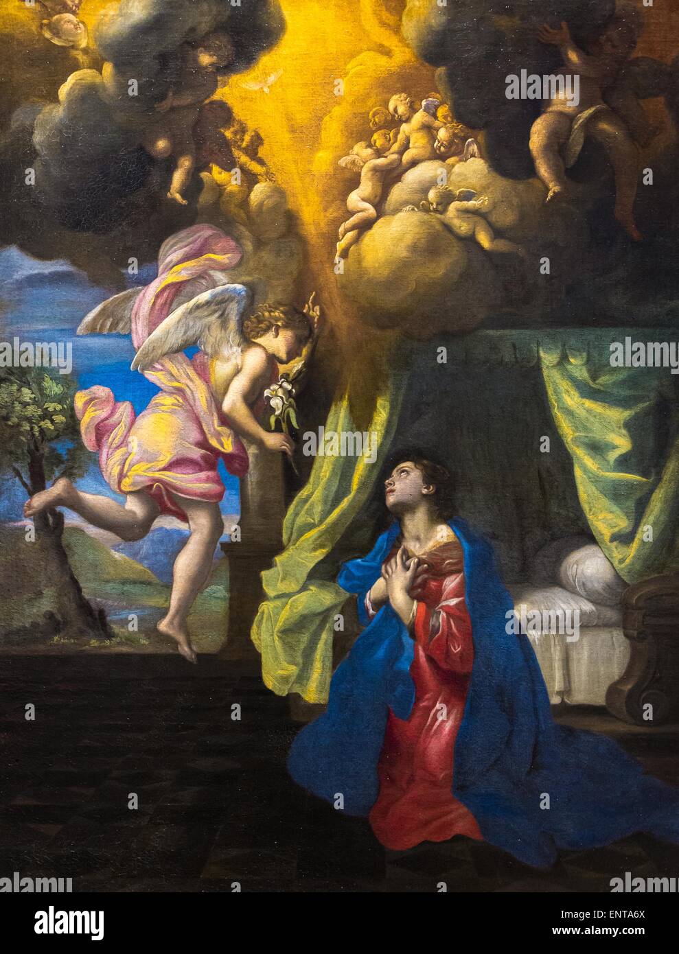 L'Annunciazione 25/10/2013 - XVII secolo raccolta Foto Stock