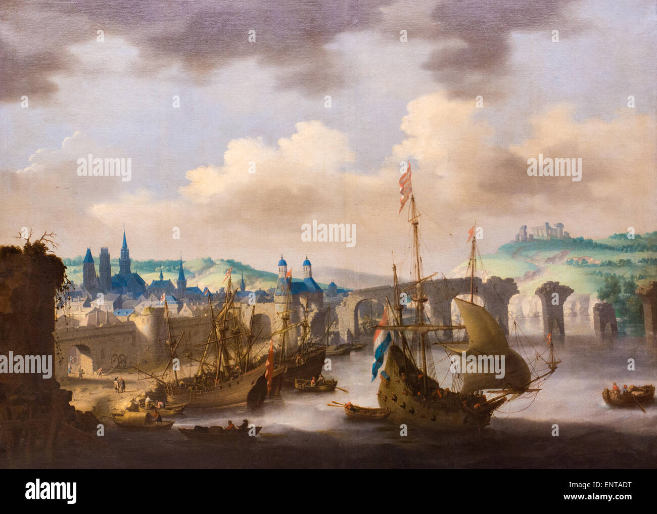 ActiveMuseum 0006071.jpg / vista di Rouen, (secondo) Abraham willaerts 04/12/2013 - / xvii secolo Collezione / Museo attivo Foto Stock