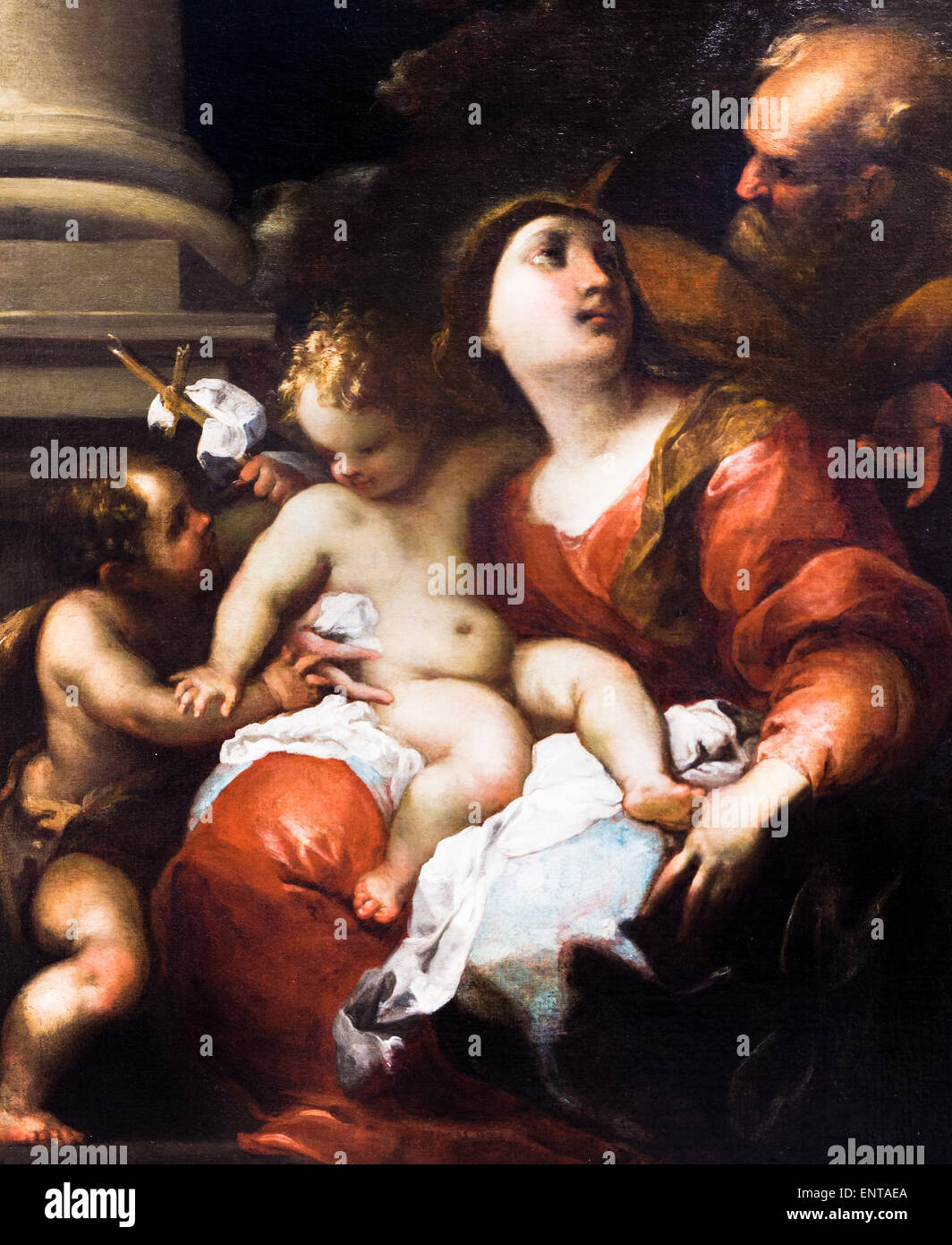ActiveMuseum 0006078.jpg / la santa famiglia 04/12/2013 - / xvii secolo Collezione / Museo attivo Foto Stock
