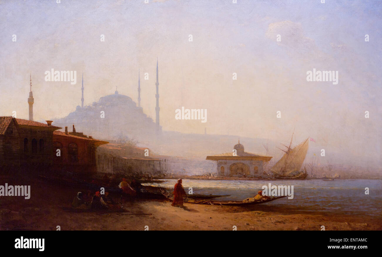 ActiveMuseum 0006225.jpg / Istanbul, impostazione sun 04/12/2013 - / xix secolo Collezione / Museo attivo Foto Stock