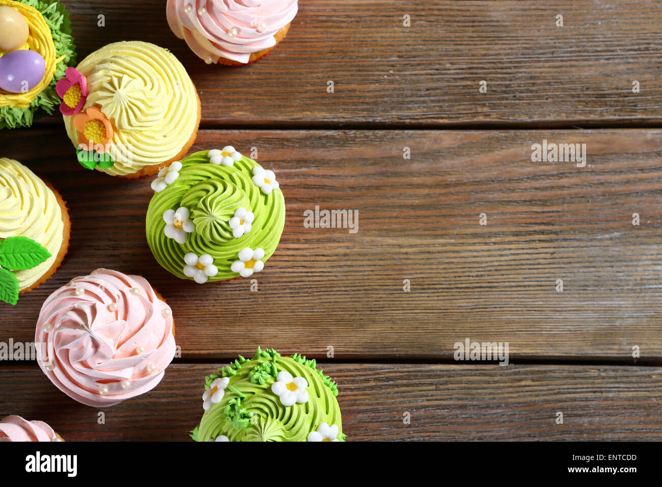 Primavera Pasqua pasticceria, cibo closeup Foto Stock