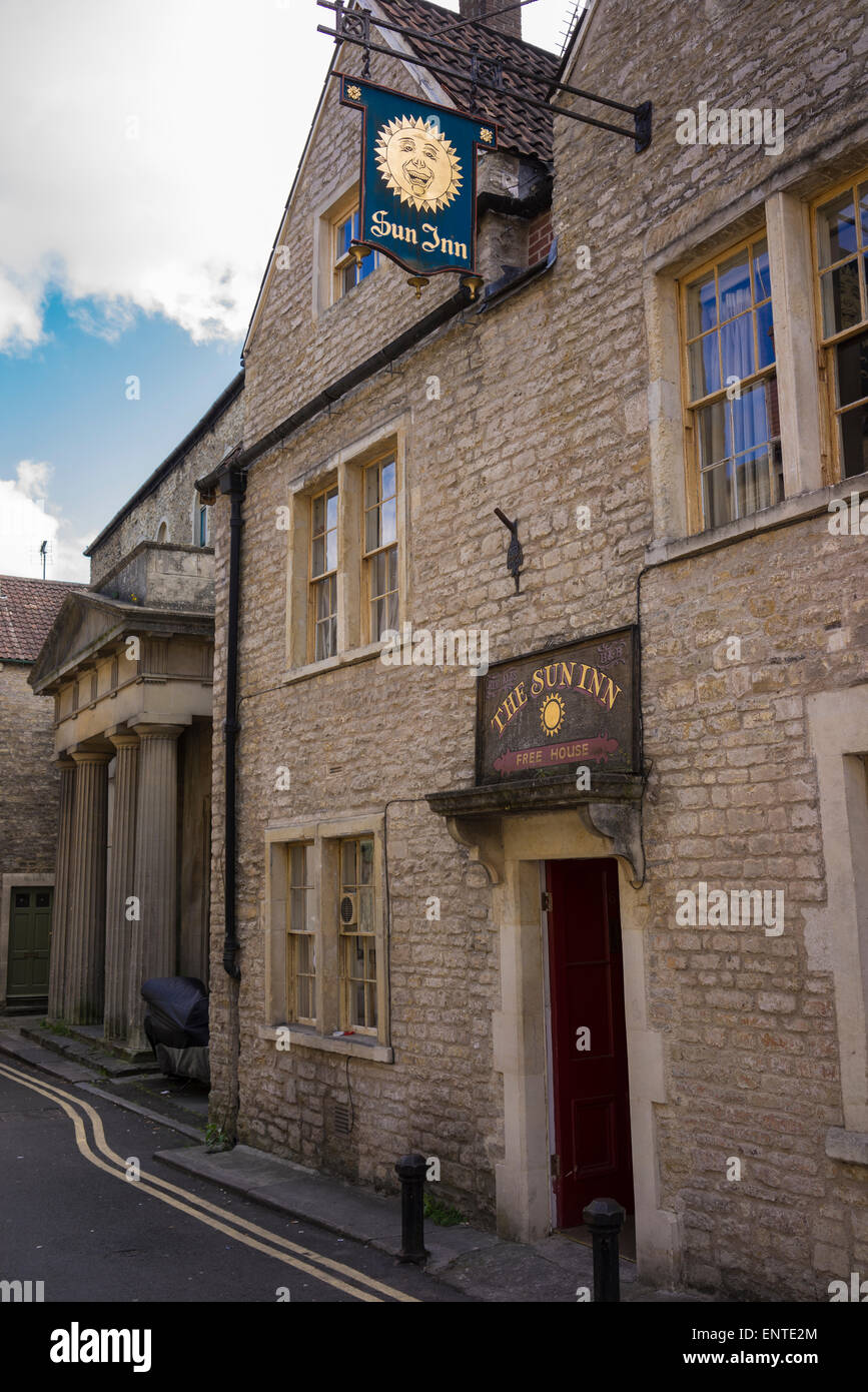 Sun Inn, Cathrine Street, Frome in Somerset, Inghilterra Foto Stock
