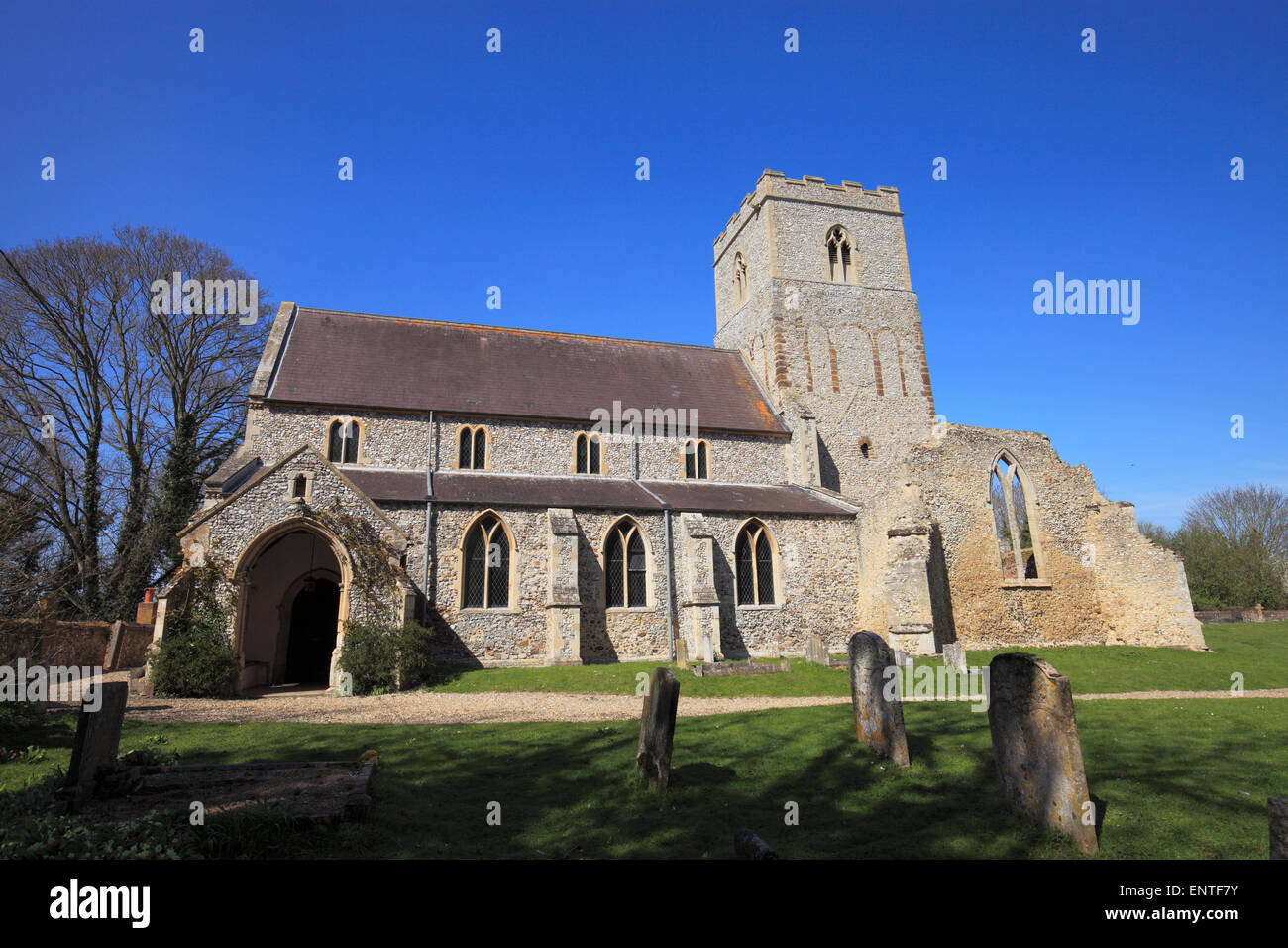 La chiesa di Santa Maria a Flitcham, Norfolk, Inghilterra, Regno Unito. Foto Stock