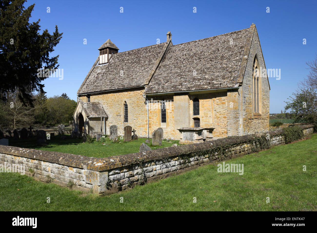 Hailes Chiesa, Winchcombe, Cotswolds, Gloucestershire, England, Regno Unito, Europa Foto Stock