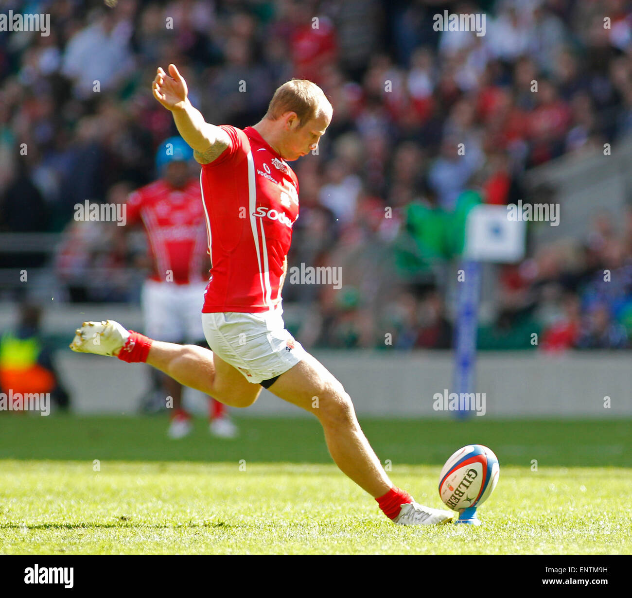 TWICKENHAM, Inghilterra - 09 Maggio: durante la Babcock Trofeo rugby union match tra l' esercito britannico e la Royal Navy ha giocato a Twickenham Stadium, in maggio 09, 2015 a Twickenham, Inghilterra. (Foto di Mitchell Gunn/ESPA) *** Caption locale *** Foto Stock