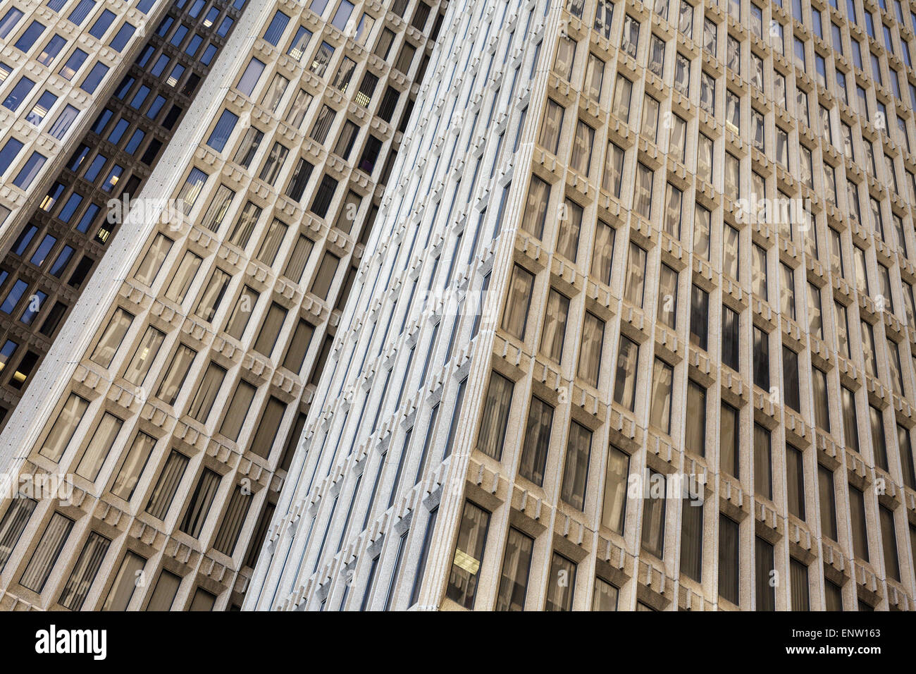 Grande città grattacieli, Atlanta, Georgia, Stati Uniti d'America Foto Stock