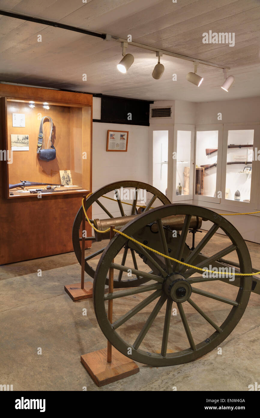 Museo di Fort Gaines, Dauphin Island, Mobile, Alabama, STATI UNITI D'AMERICA Foto Stock