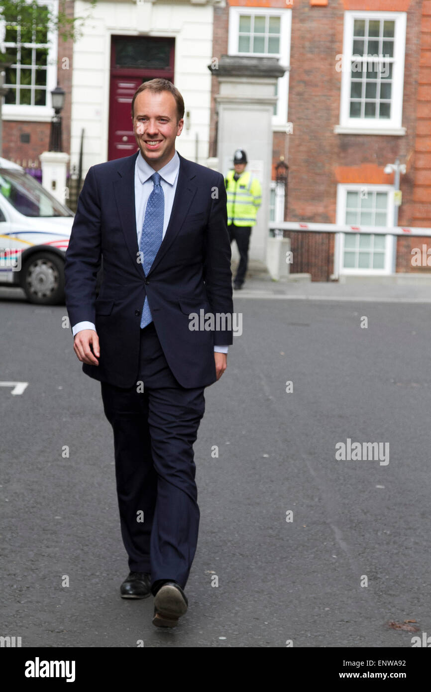 Londra REGNO UNITO. 11 maggio 2015. FILE PIX: Matthew Hancock ha nominato ministro per il Cabinet Office in un rimpasto di governo del Primo Ministro David Cameron dopo che il partito conservatore ha vinto le elezioni generali Credito: amer ghazzal/Alamy Live News Foto Stock