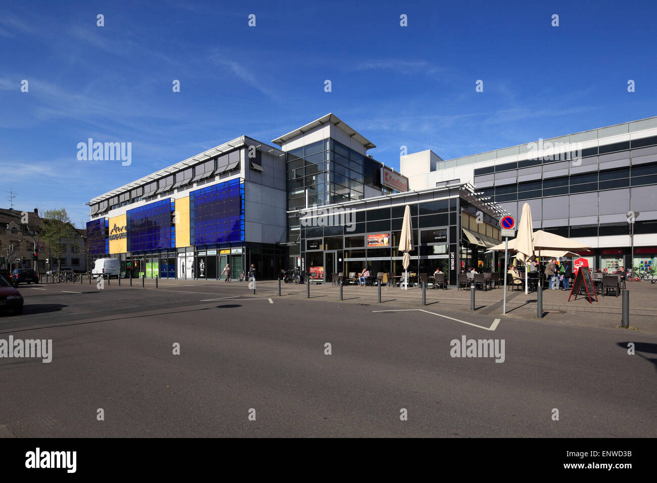 D-Herten, la zona della Ruhr, Westfalia, Renania settentrionale-Vestfalia, NRW, Shopping Center Rathaus Gallerie Herten, Otto-Weis Platz, Kurt-Schumacher Strasse Foto Stock