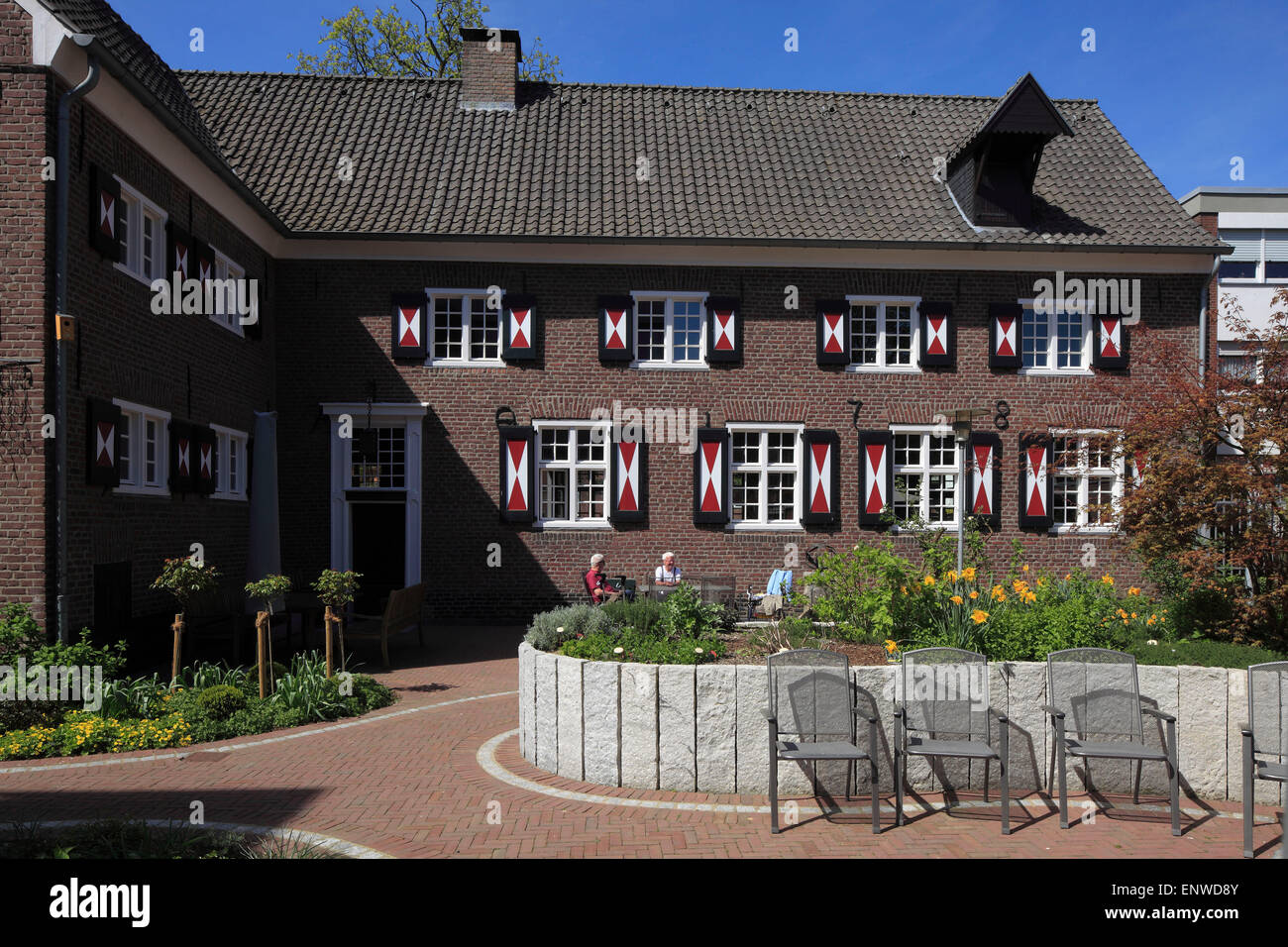 Arme Frauenhaus, Seniorenheim a Goch, Niederrhein, Renania settentrionale-Vestfalia Foto Stock
