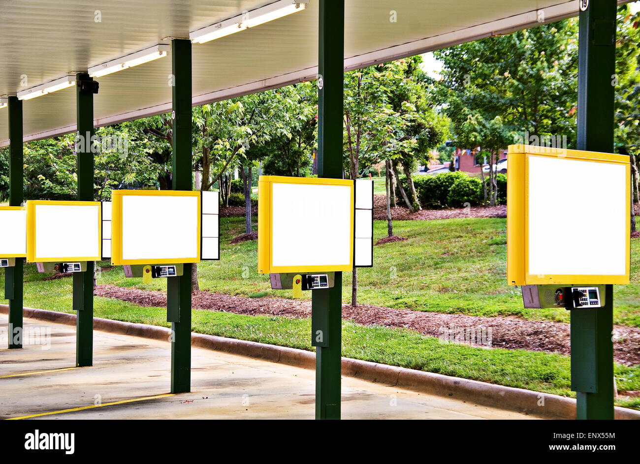 Ristorante Drive-In Foto Stock