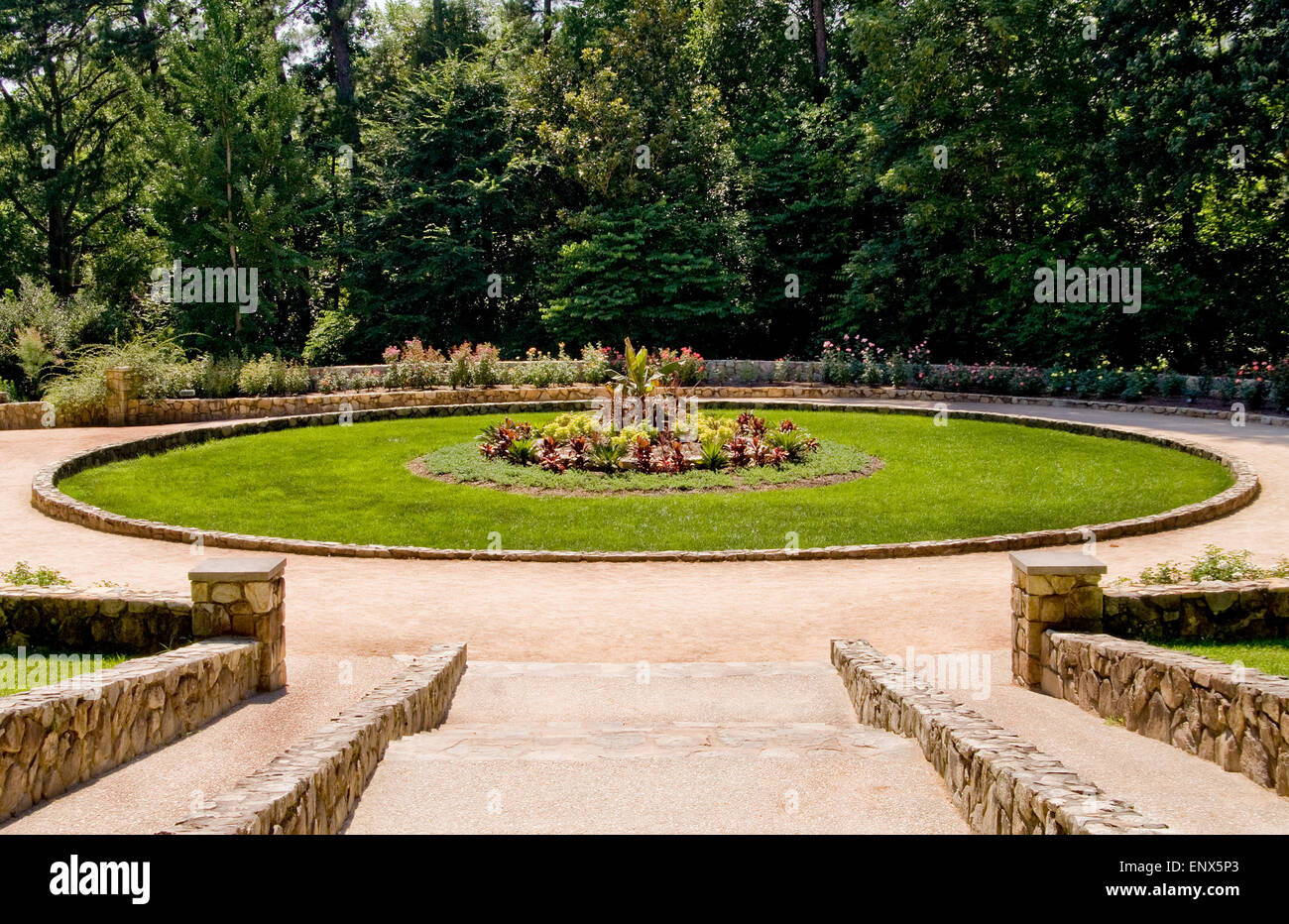 Area giardino Foto Stock