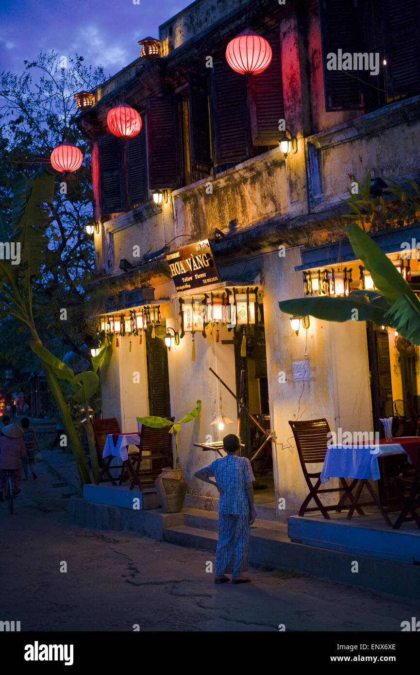 Notte in Hoi An - Vietnam Foto Stock