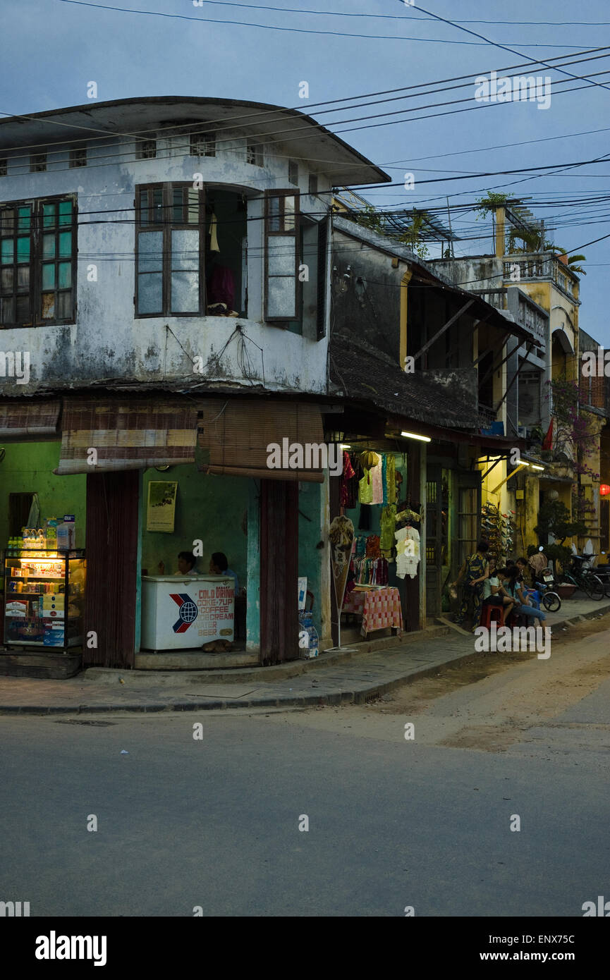 Alba a Hoi An - Vietnam Foto Stock