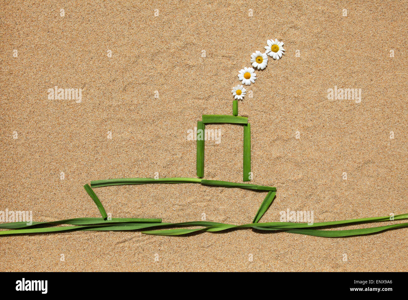 Umweltschutz in der Seefahrt Foto Stock