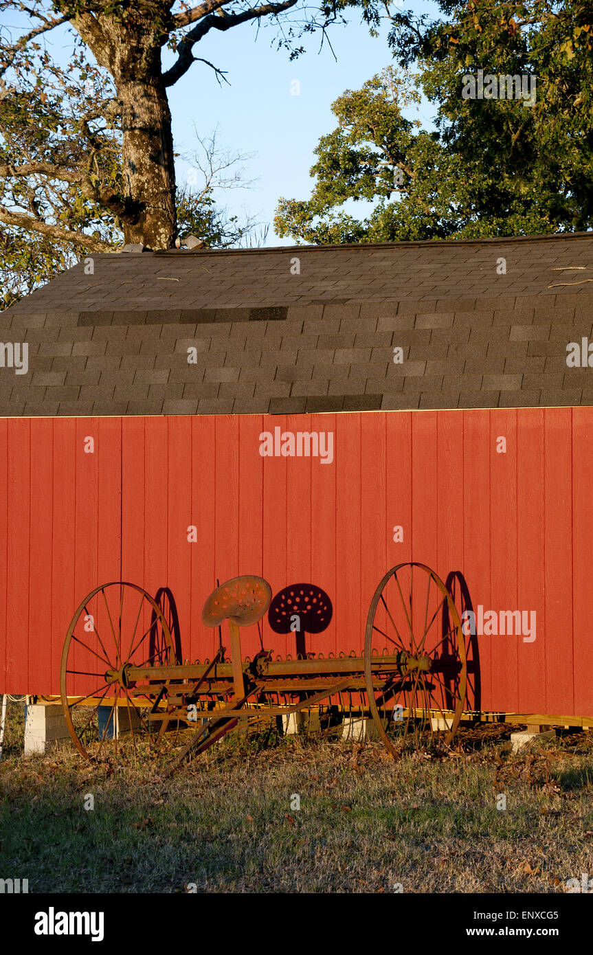 Cavallo rastrello Dump Foto Stock