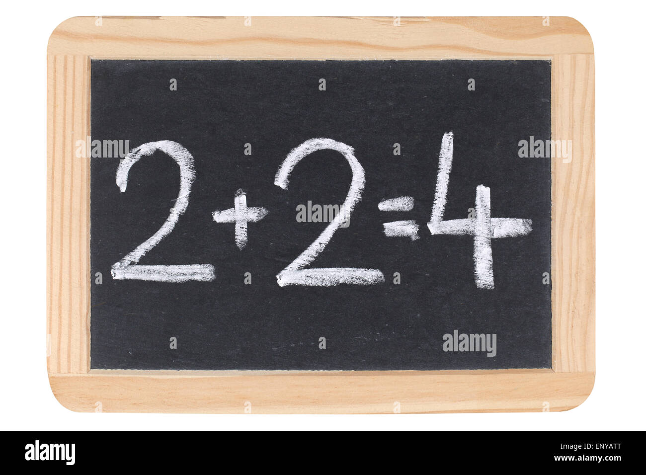 Mathematik auf einer Tafel Foto Stock