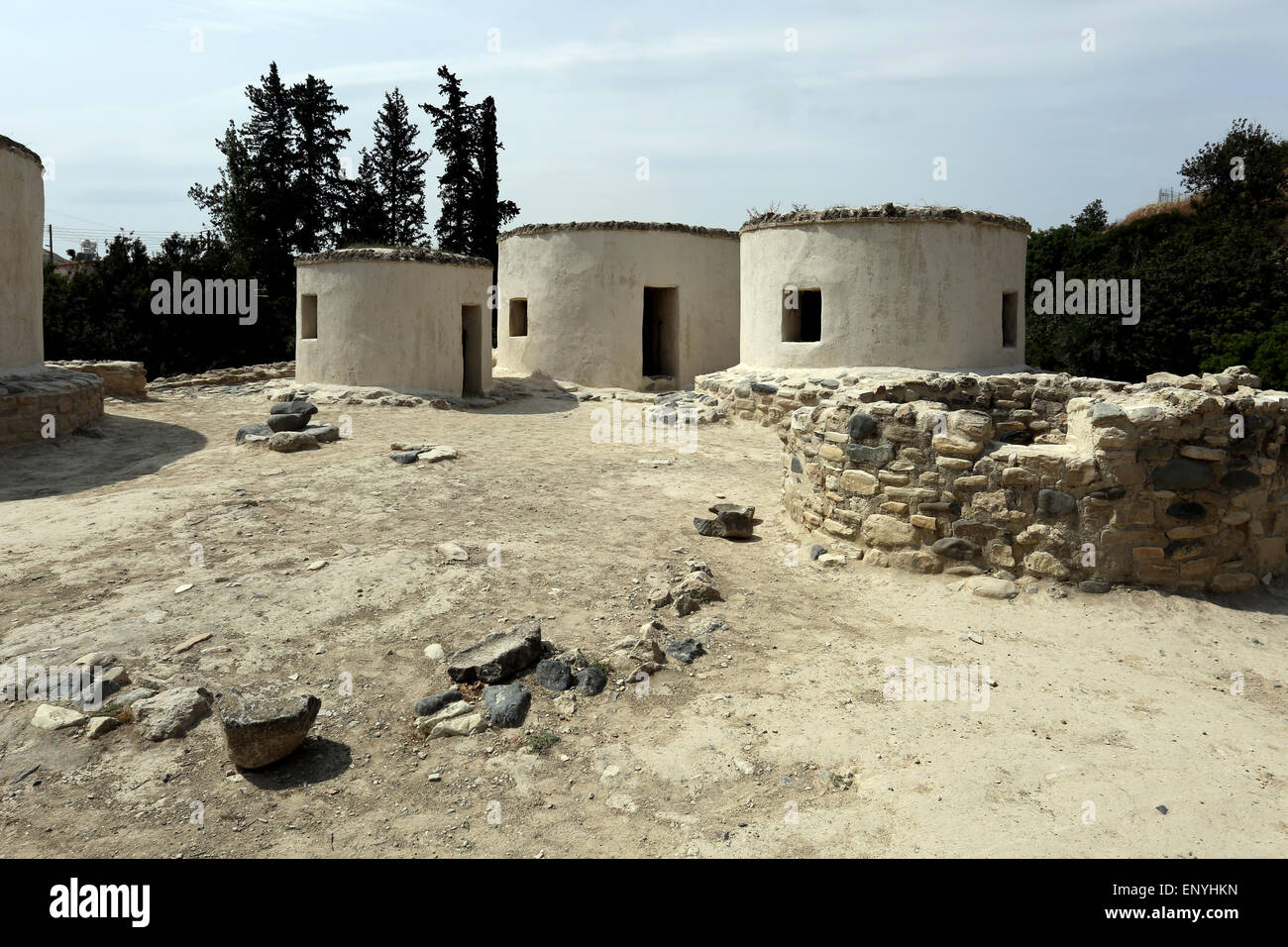 Insediamento neolitico, Cipro Foto Stock