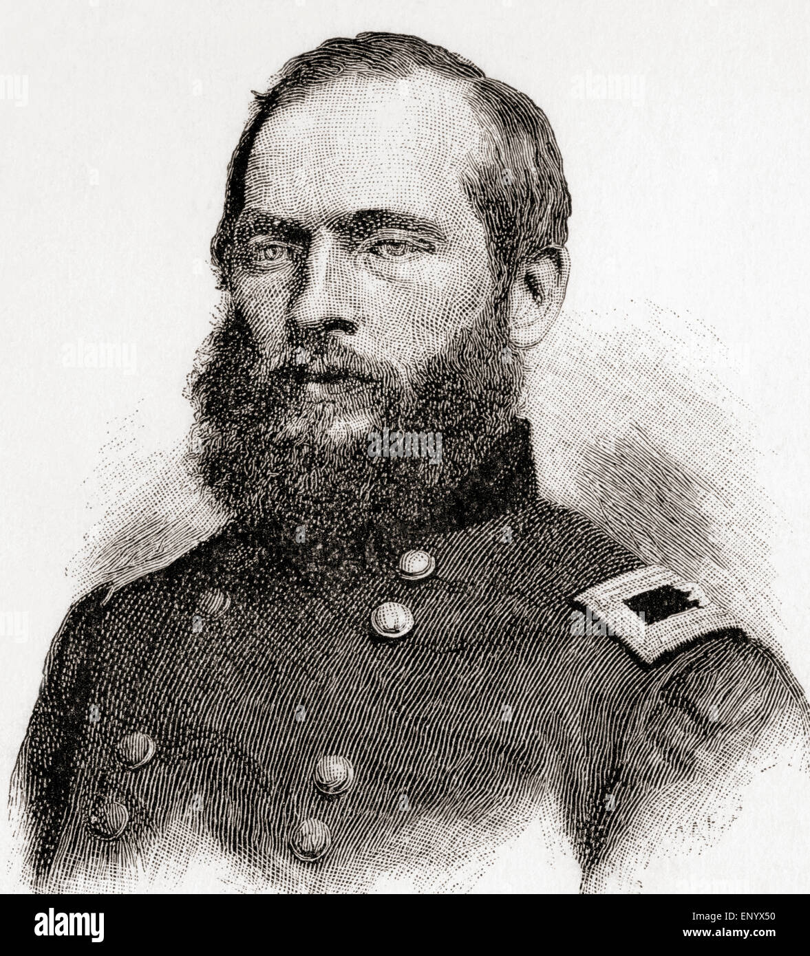 James Abram Garfield, 1831 - 1881. Ventesimo Presidente degli Stati Uniti d'America serve a partire dal mese di Marzo 4, 1881, fino al suo assassinio nel corso dello stesso anno. A partire dal secolo, rivista pubblicata 1887. Foto Stock