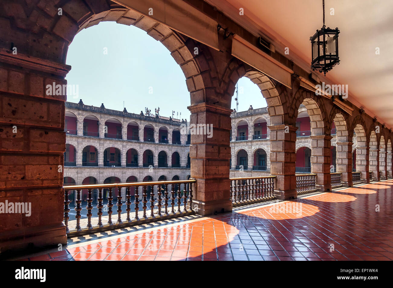 Il palazzo nazionale a Città del Messico Foto Stock