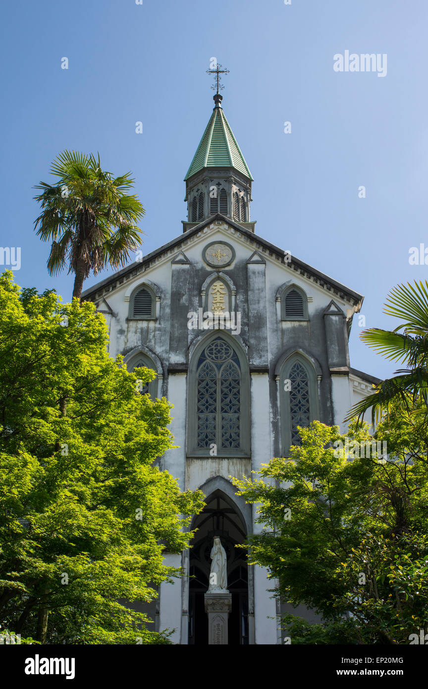 Oura chiesa cattolica, di Nagasaki, Giappone Foto Stock