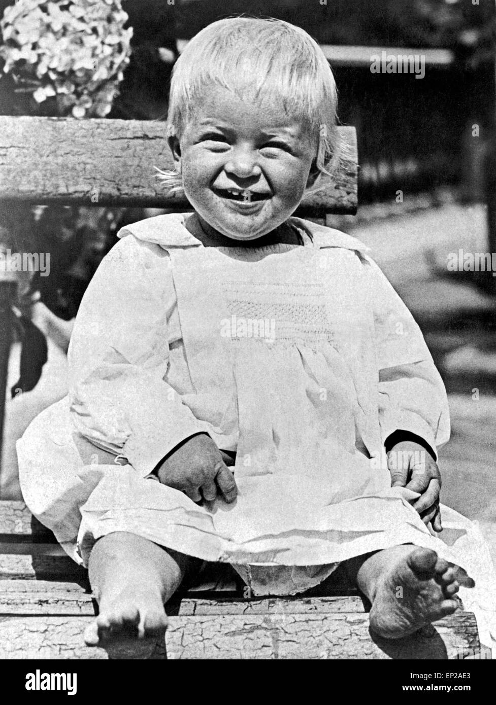 Ritratto del duca di Edimburgo a dodici mesi di età. Foto Stock