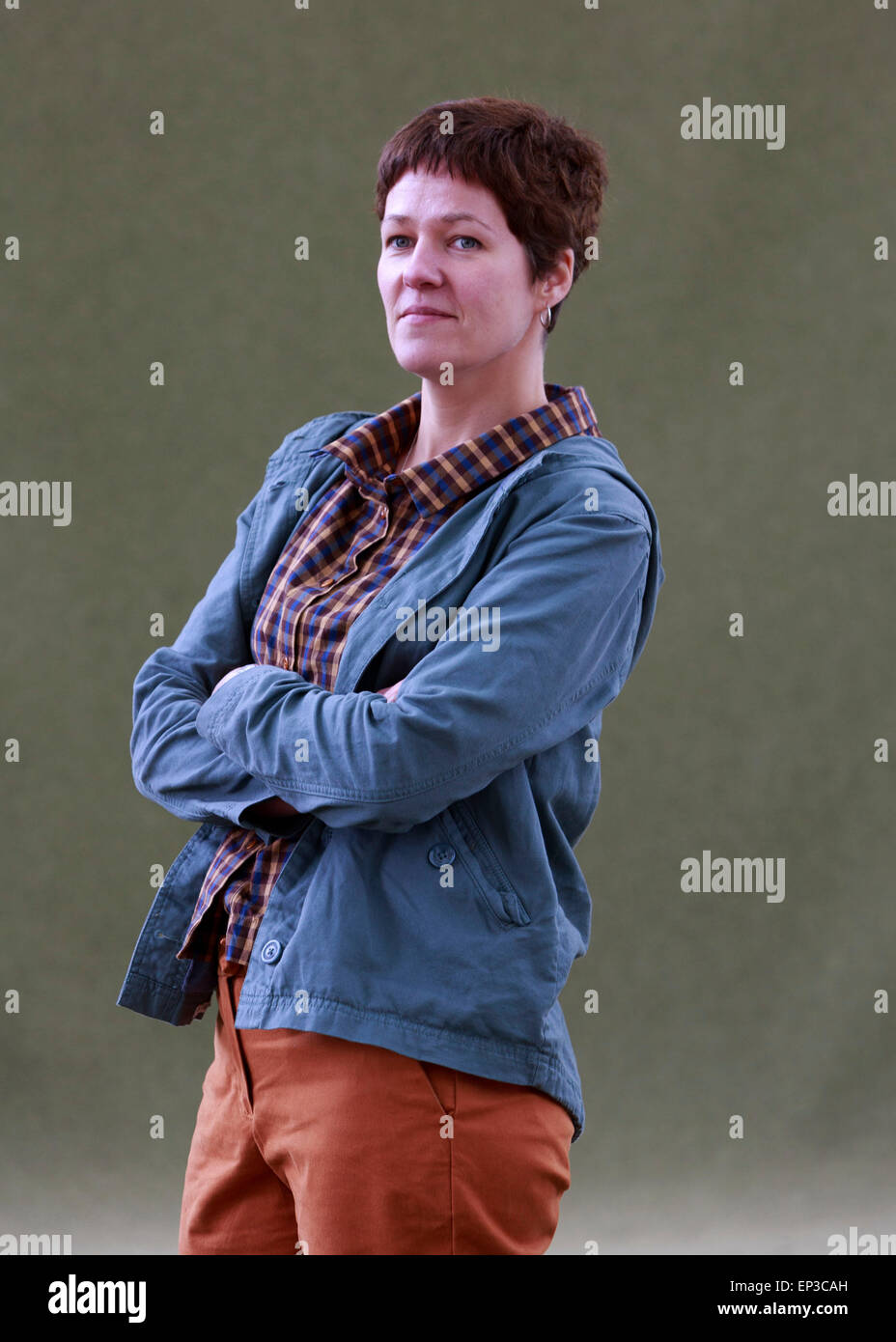 Rachel Seiffert è un pluripremiato British romanziere e novelliere Edinburgh International Book Festival 2014 Foto Stock