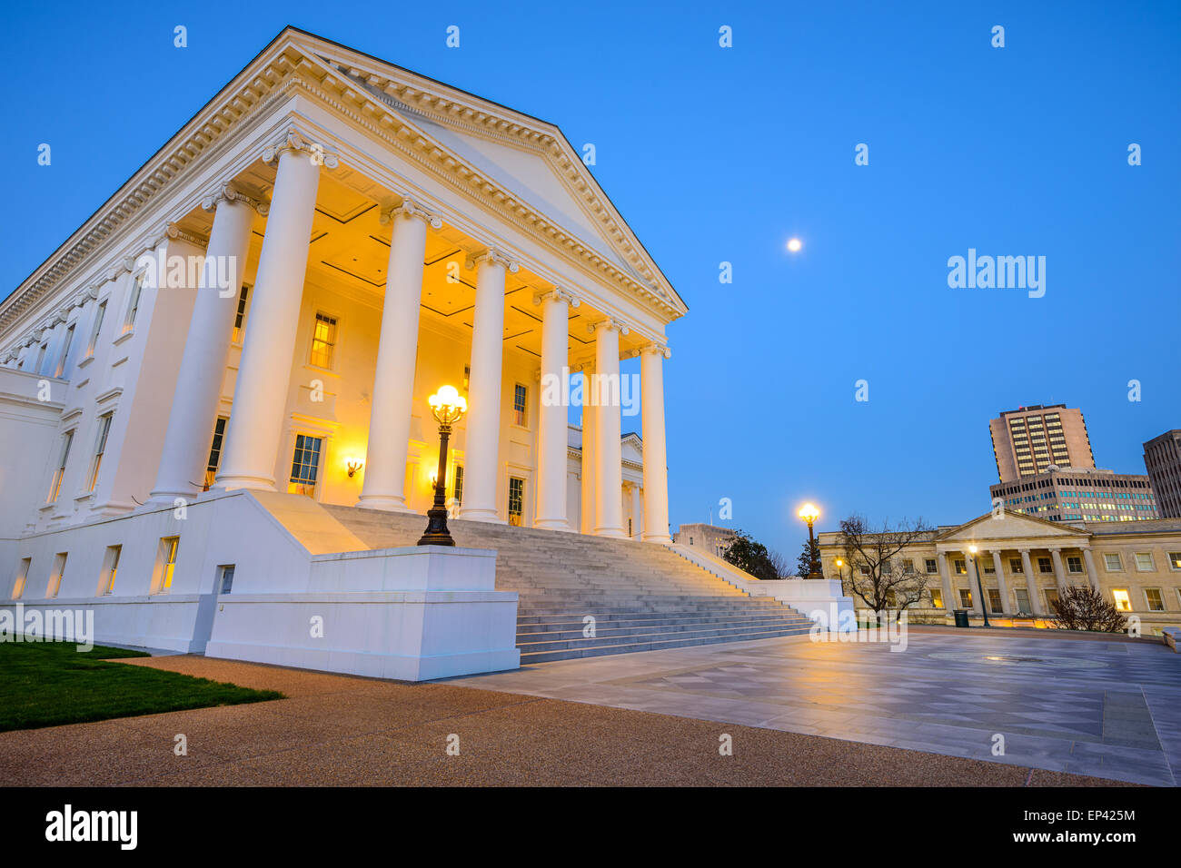 Richmond, Virginia, Stati Uniti d'America presso il Capitol Building. Foto Stock