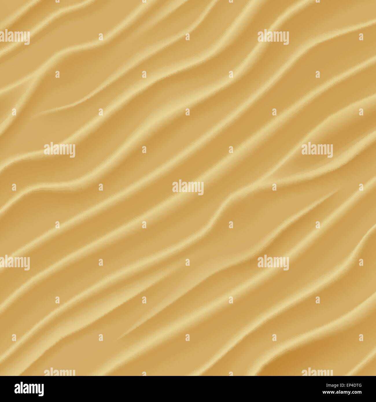 La consistenza della sabbia. Dune di sabbia del deserto - vista da una altezza. Illustrazione Vettoriale. Illustrazione Vettoriale