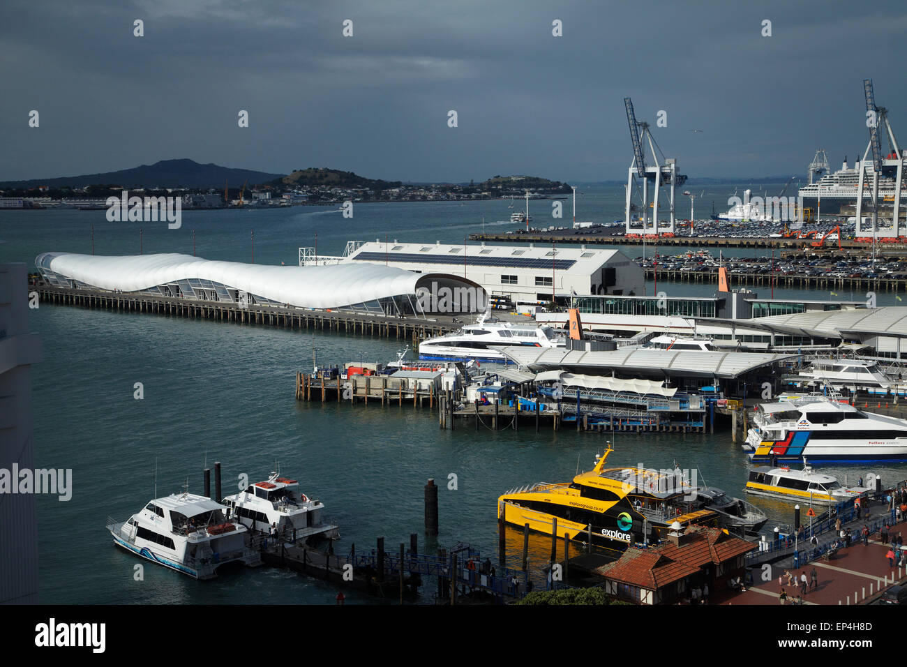 'Cloud' eventi edificio, Queens Wharf e Ferry Terminal, Auckland, Isola del nord, Nuova Zelanda Foto Stock