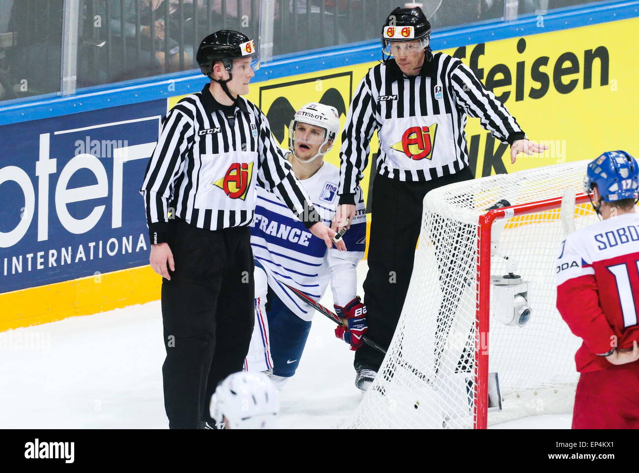 Antoine Roussel - 07.05.2015 - Republique Tcheck / Francia - Championnat du Monde de Hockey sur Glace .Photo : Xavier Laine icona / Sport Foto Stock