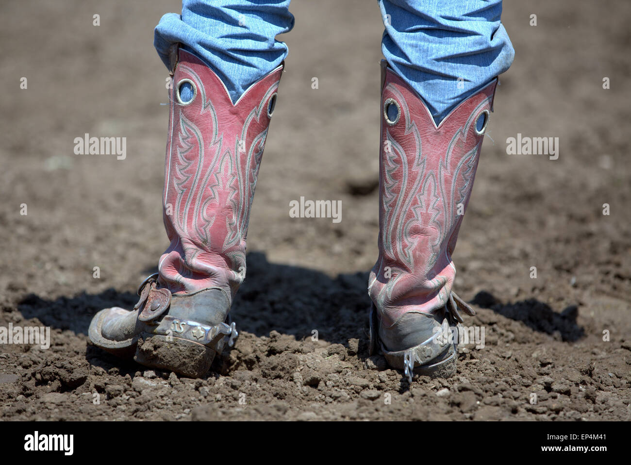 stivali & speroni Foto Stock