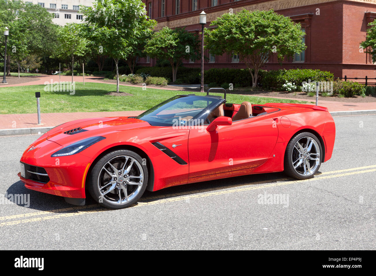 2014 Chevy Corvette Stingray Z51 convertibile - USA Foto Stock