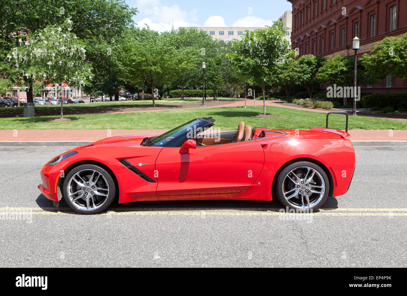 2014 Chevy Corvette Stingray Z51 convertibile - USA Foto Stock