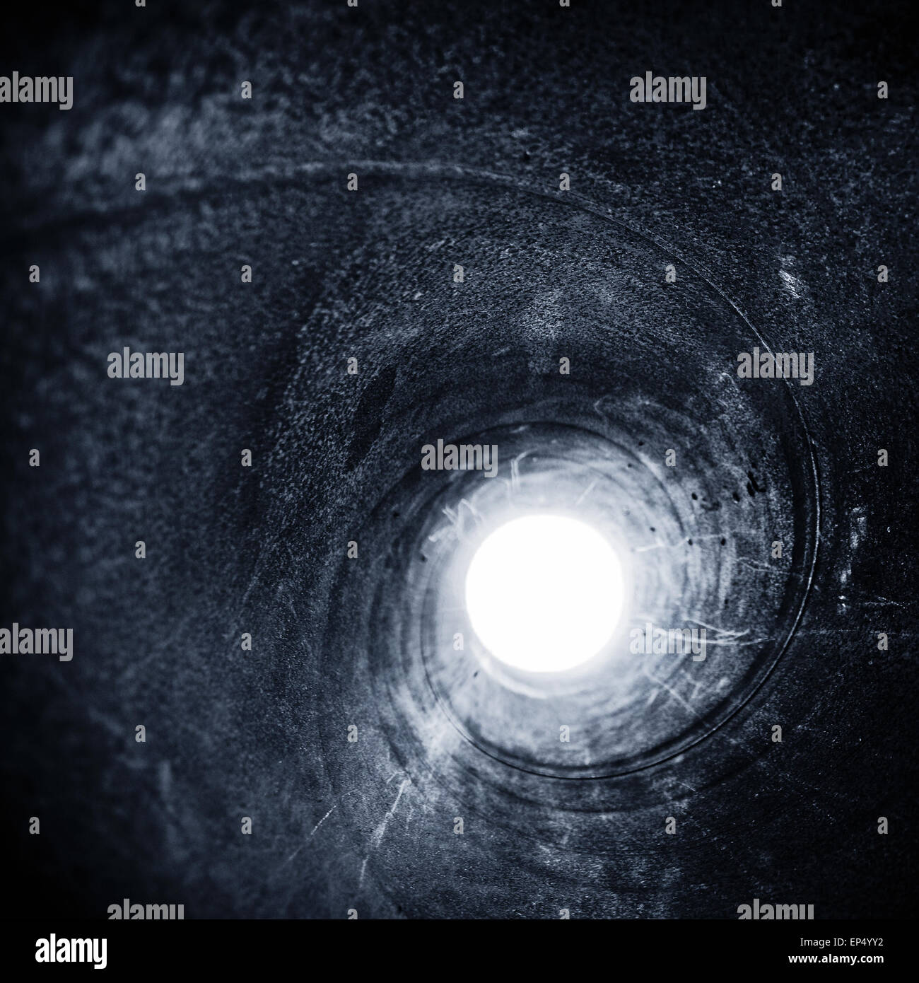 In bianco e nero di sfondo circolare Foto Stock