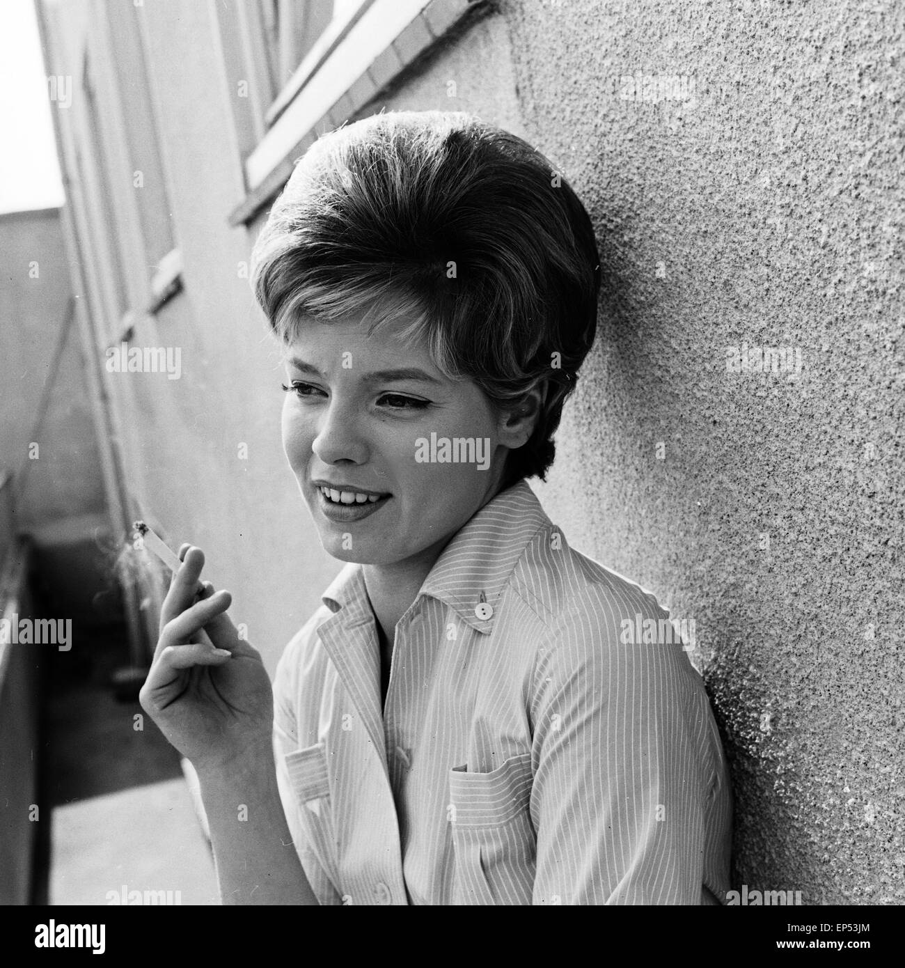 Deutsche Schauspielerin Katrin Schaake, Deutschland 1960er Jahre. Attrice tedesca Katrin Schaake, Germania 1960s. Foto Stock