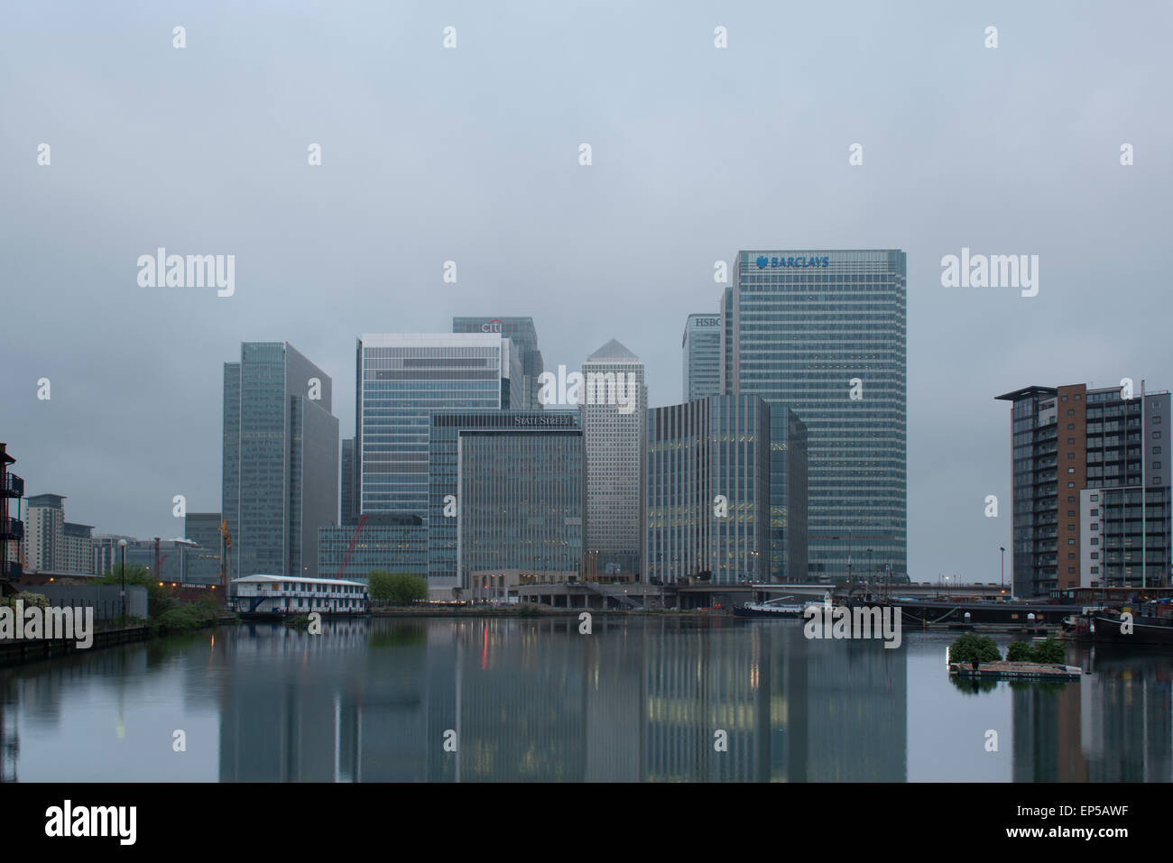 [Canary Wharf] Londra [distretto finanziario] Finanza. Credito: lee ramsden / alamy Foto Stock
