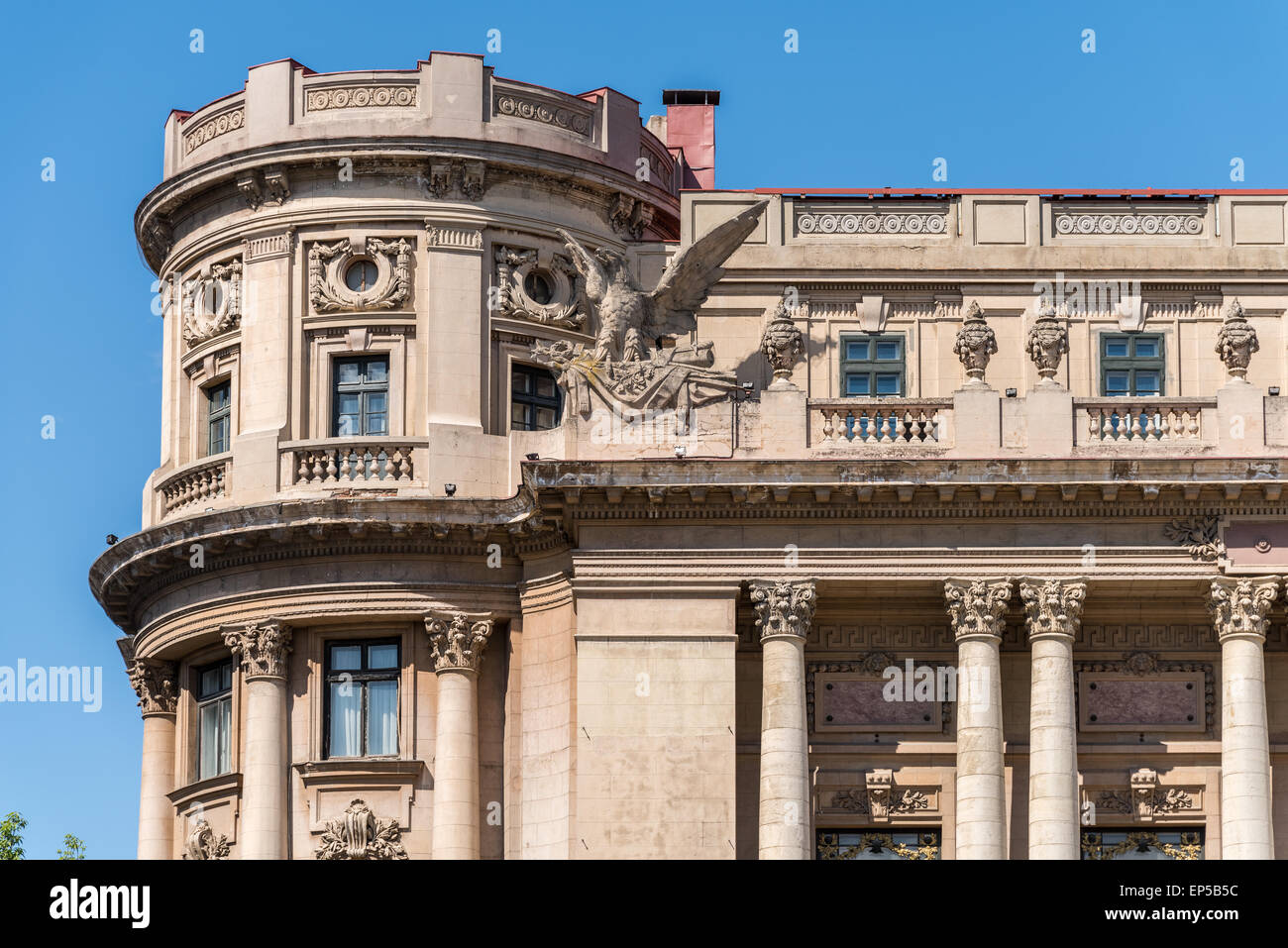 Il National Military Circle (Cercul Militar nazionali) nel centro di Bucarest sul Viale della Vittoria fu costruita nel 1912. Foto Stock