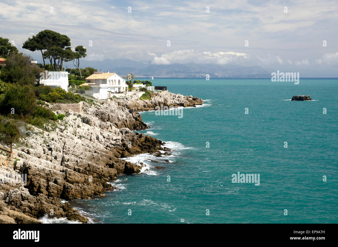 Cap Martin, Cote d'Azur, in Francia Foto Stock