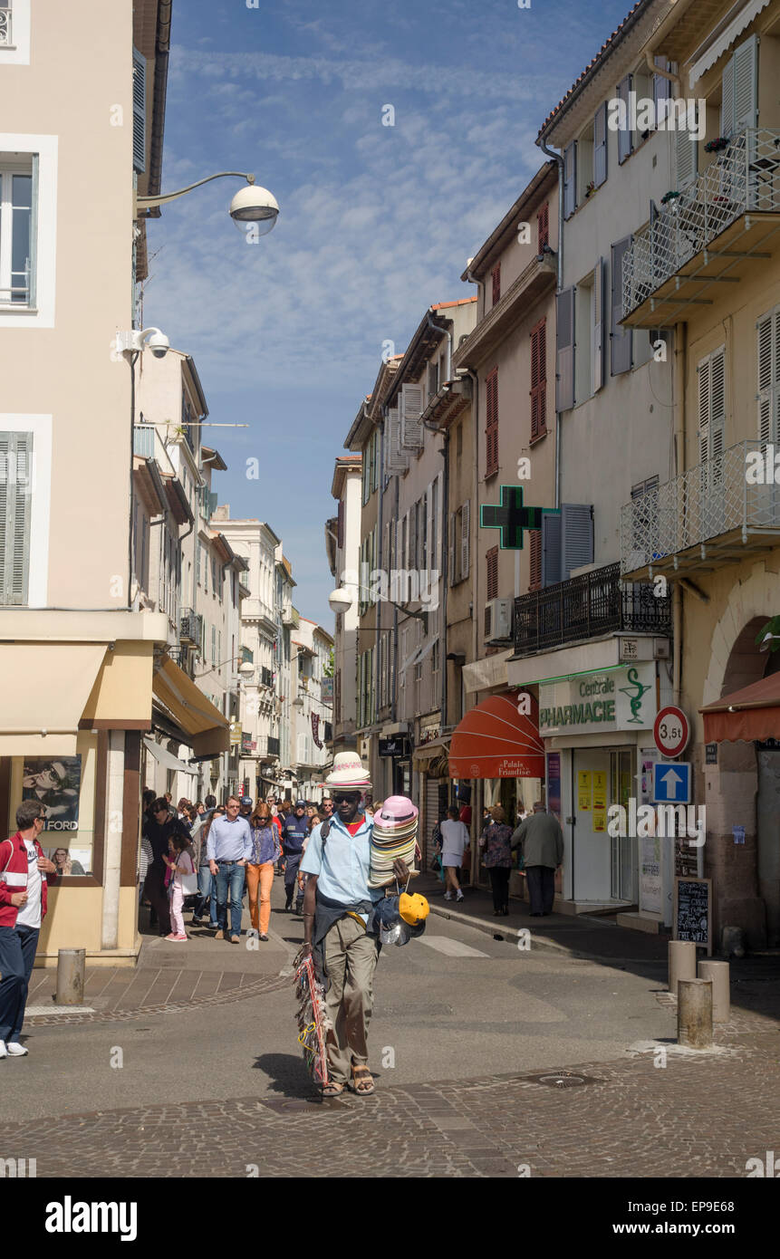 Antibes, la città vecchia, Cote d'Azur, in Francia Foto Stock