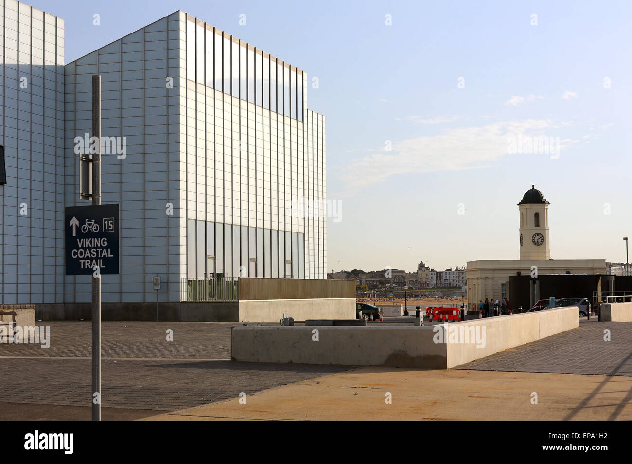 Vista del Turner Contemporary Art Gallery di Margate, Kent Foto Stock