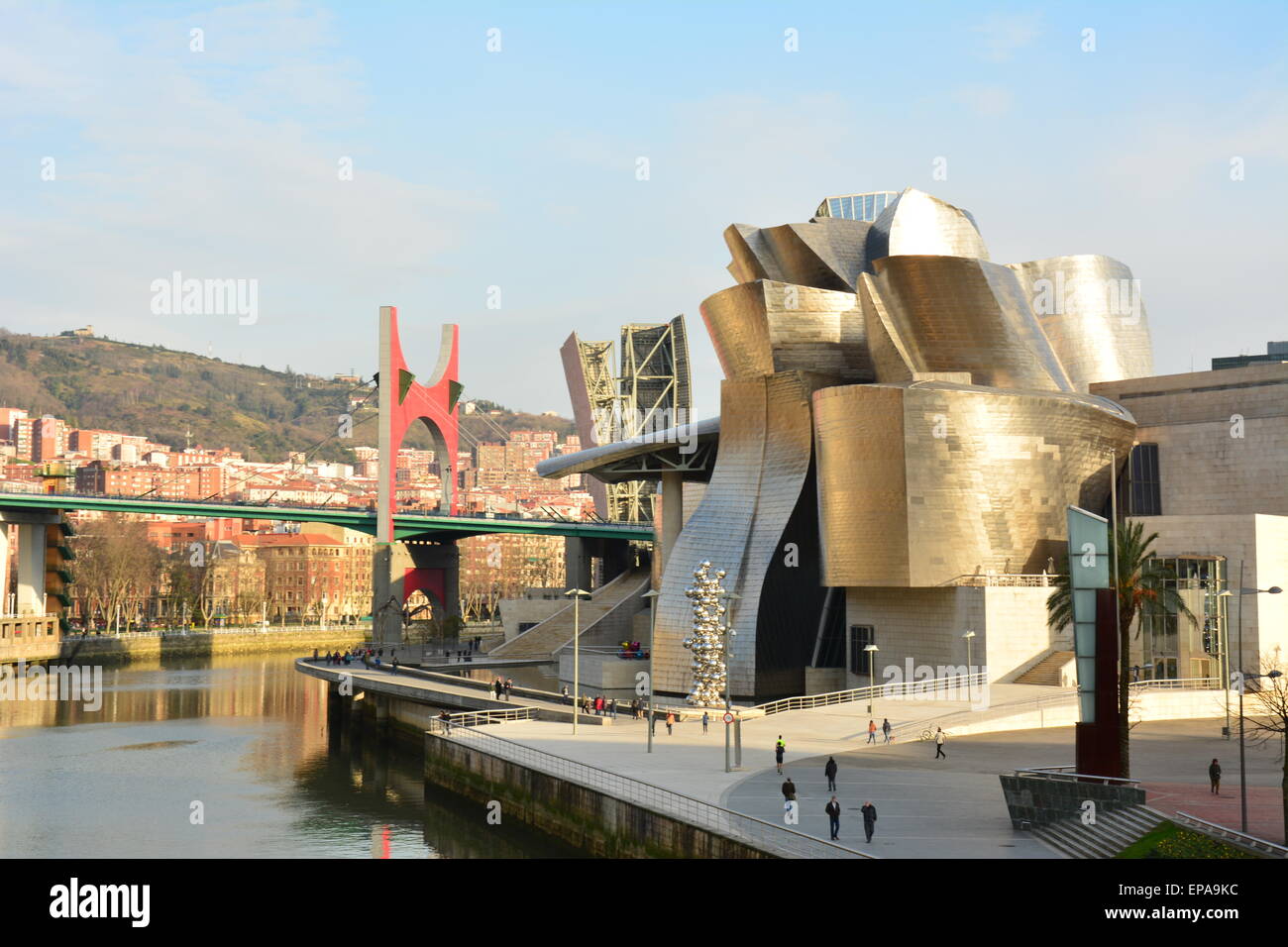 Il Museo Guggenheim di Bilbao. Museo Guggenheim Bilbao Foto Stock
