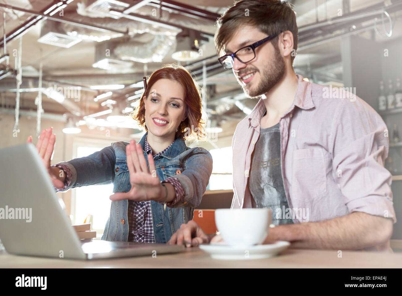 Creative persone business notebook di lavoro Foto Stock