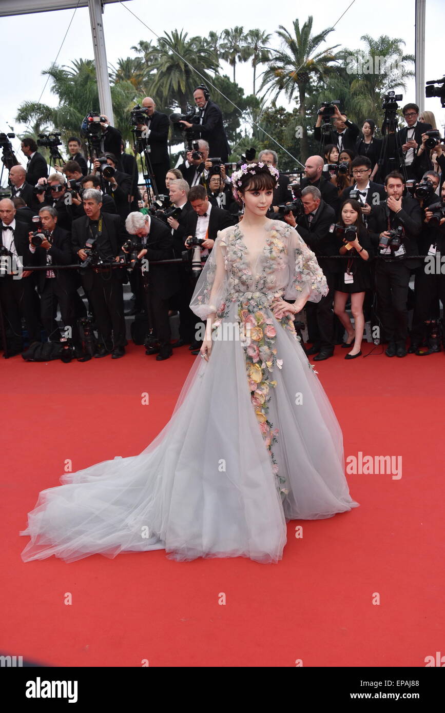 Fan Bingbing, frequentando il tappeto rosso, Premiere Mad Max 3 Fury Road , 68a Cannes Film Festival , Festival de Cannes 2015 , 14.05 .2015/picture alliance Foto Stock