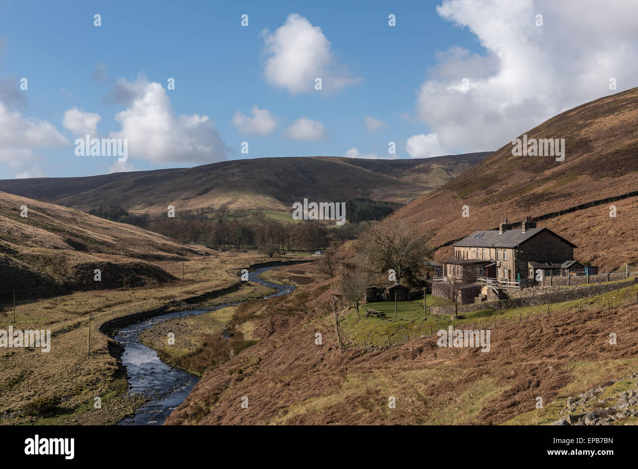 Il trogolo della Bowland a puzzava Mill Foto Stock