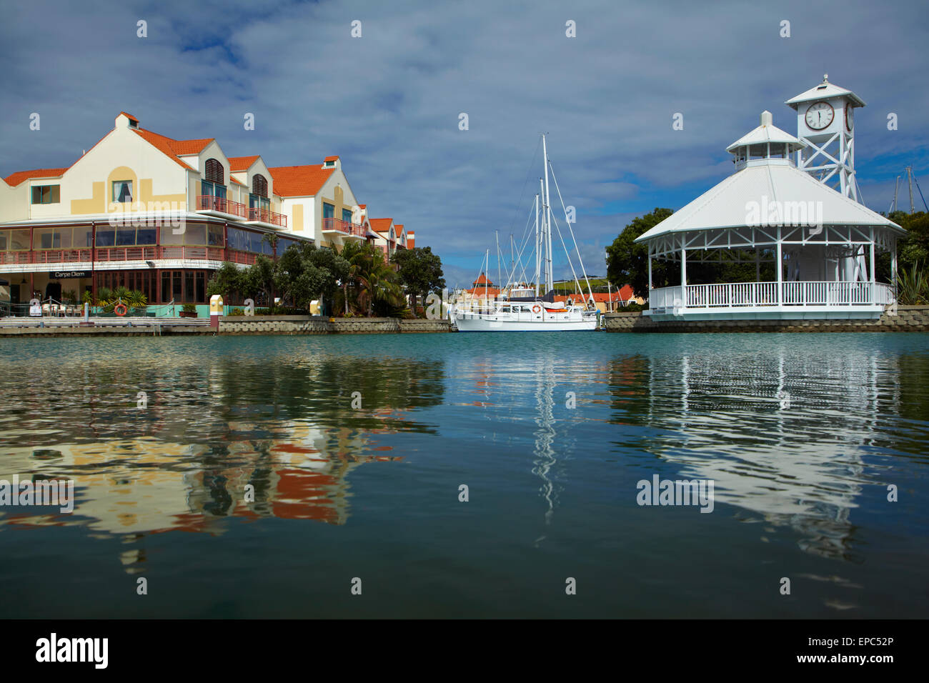 Gulf Harbour, Whangaparaoa penisola a nord di Auckland, Isola del nord, Nuova Zelanda Foto Stock