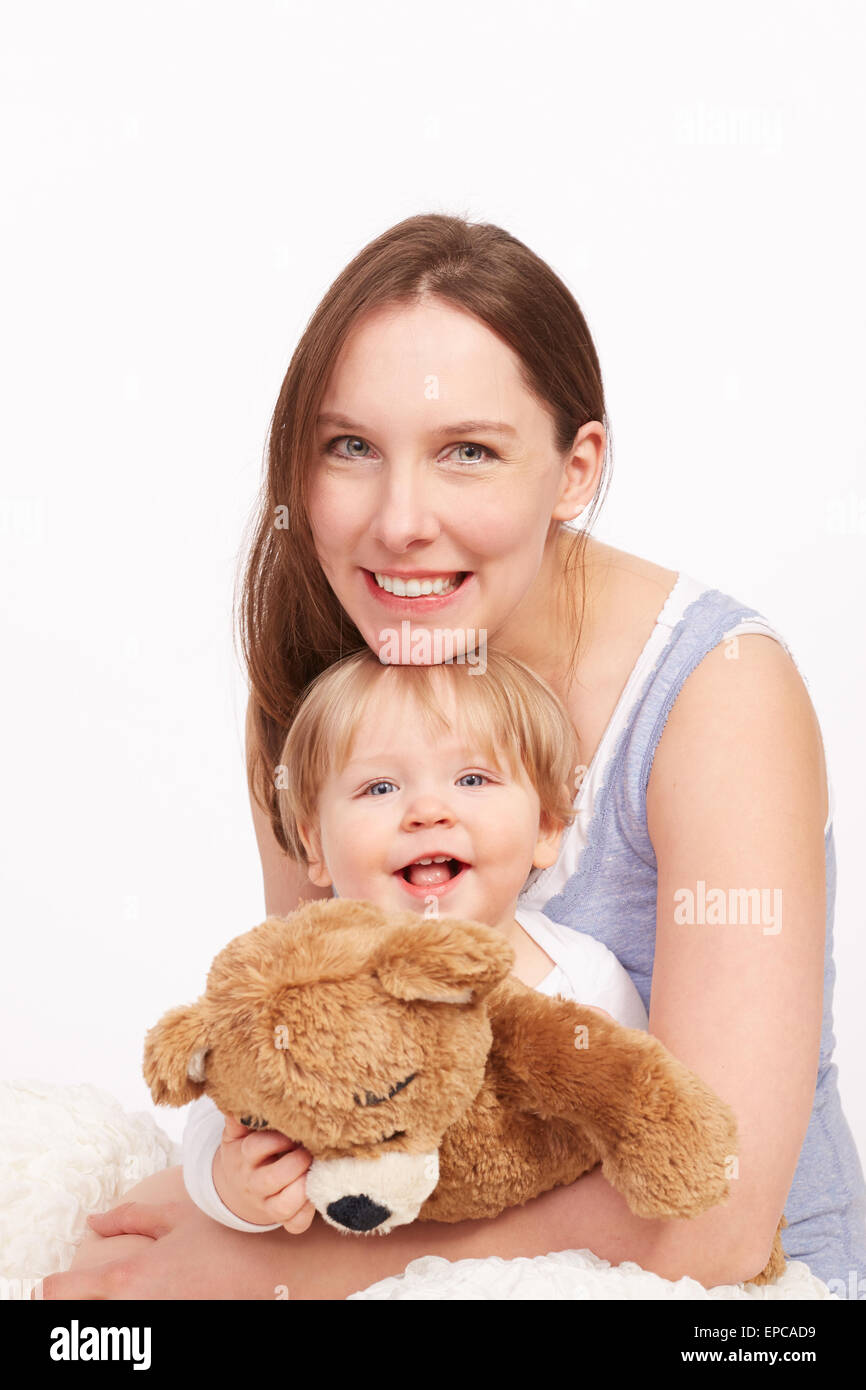 La madre e il bambino Foto Stock