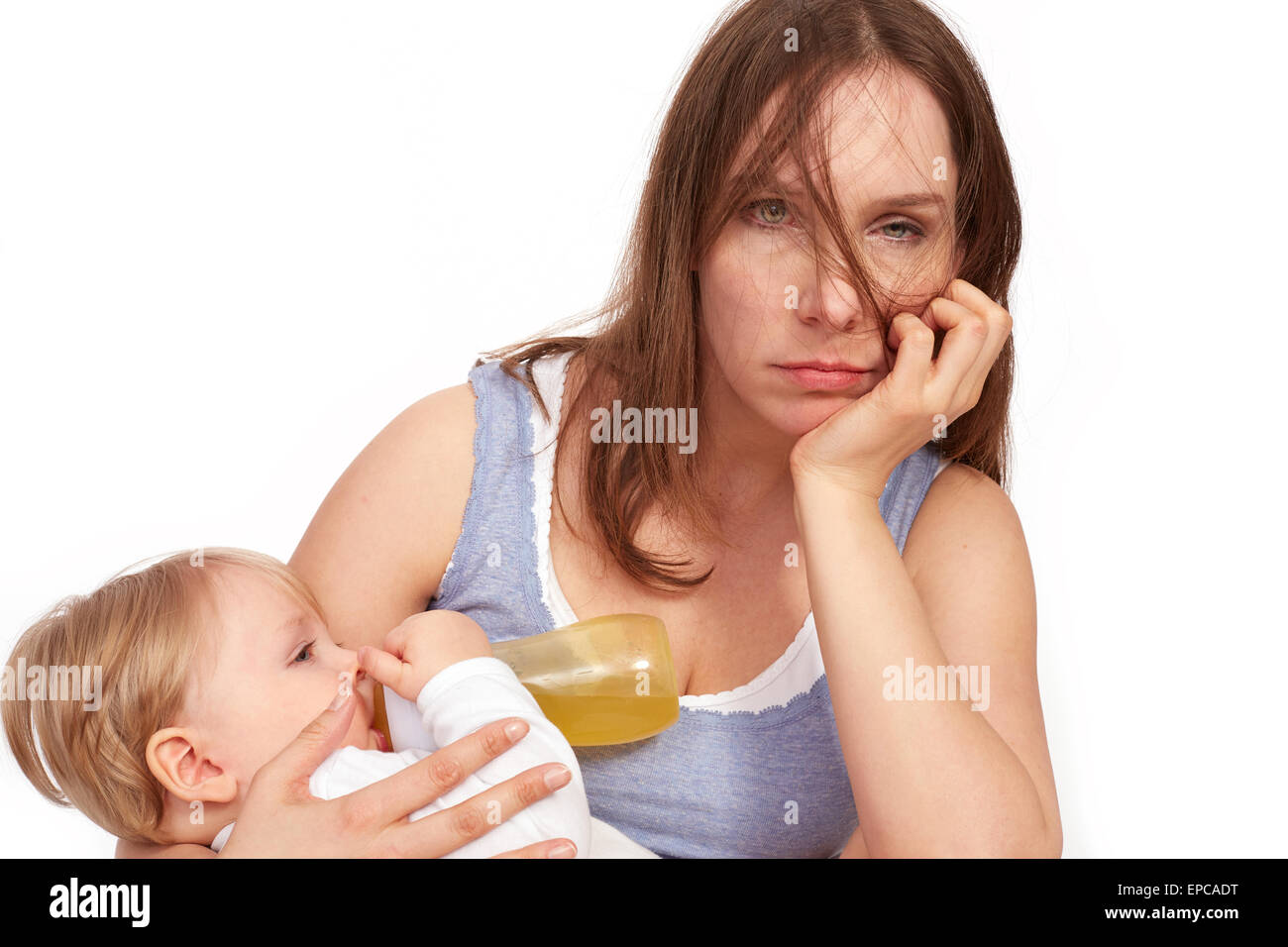 La madre e il bambino Foto Stock