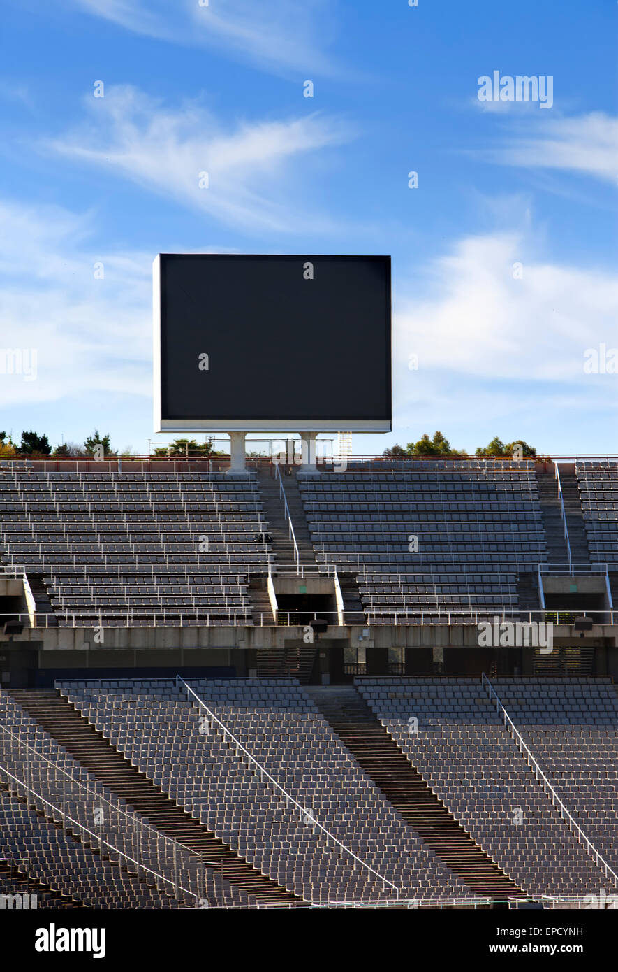 Estadi Olimpic Lluis Companys (Barcellona Stadio Olimpico) Barcelona, Spagna. Foto Stock