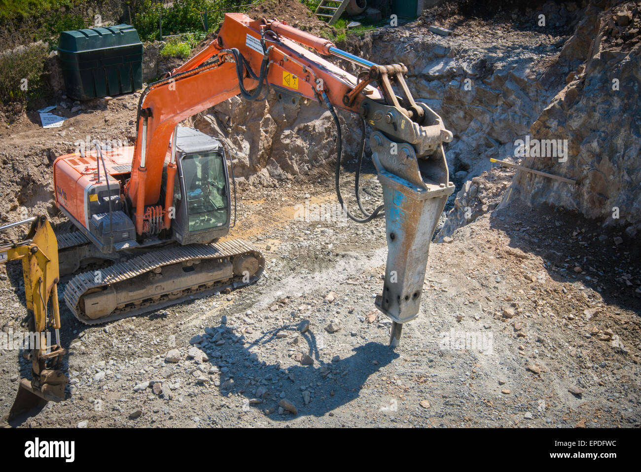 Excavator jack hammer immagini e fotografie stock ad alta risoluzione -  Alamy